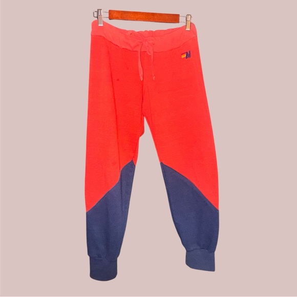 Rare Aviator‎ Nation Glider Colorblock
Sweatpants Joggers Women's Small - Picture 3 of 9